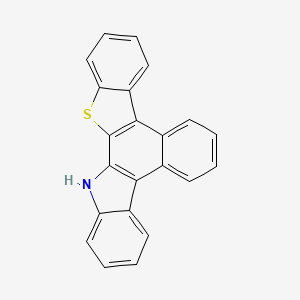 molecular formula C22H13NS B2943548 14H-Benzo[c]benzo[4,5]thieno[2,3-a]carbazole CAS No. 1313395-18-4