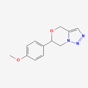 6-(4-methoxyphenyl)-6,7-dihydro-4H-[1,2,3]triazolo[5,1-c][1,4]oxazine