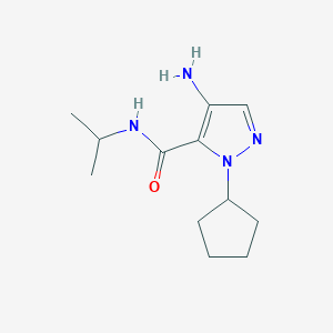 4-Amino-1-cyclopentyl-N-isopropyl-1H-pyrazole-5-carboxamide