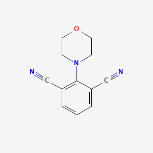 molecular formula C12H11N3O B2943628 2-Morpholinoisophthalonitrile CAS No. 882747-83-3