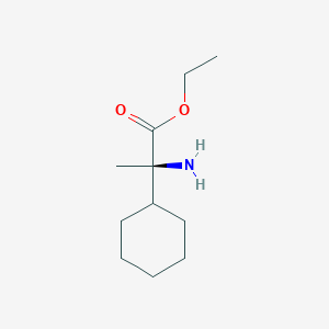 molecular formula C11H21NO2 B2943634 Ethyl (2R)-2-amino-2-cyclohexylpropanoate CAS No. 148552-58-3