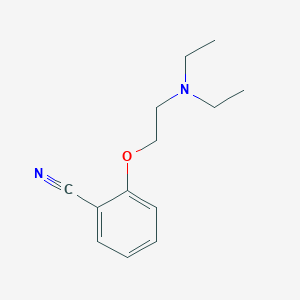 molecular formula C13H18N2O B2943636 2-[2-(Diethylamino)ethoxy]benzonitrile CAS No. 938118-91-3
