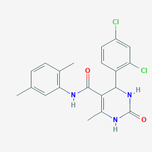 4-(2,4-dichlorophenyl)-N-(2,5-dimethylphenyl)-6-methyl-2-oxo-1,2,3,4-tetrahydropyrimidine-5-carboxamide