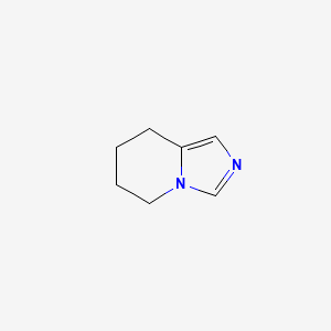molecular formula C7H10N2 B2943657 5,6,7,8-Tetrahydroimidazo[1,5-a]pyridine CAS No. 38666-30-7