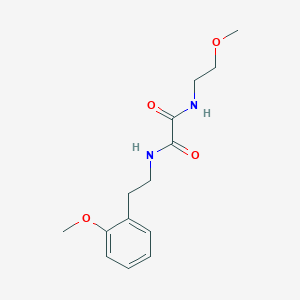 molecular formula C14H20N2O4 B2943684 N1-(2-methoxyethyl)-N2-(2-methoxyphenethyl)oxalamide CAS No. 920387-95-7
