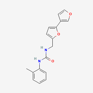 molecular formula C17H16N2O3 B2943689 1-([2,3'-Bifuran]-5-ylmethyl)-3-(o-tolyl)urea CAS No. 2034489-22-8