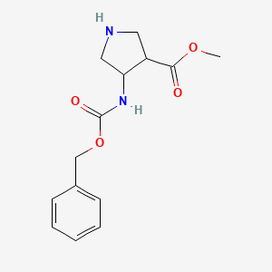 4-Benzyloxycarbonylamino-pyrrolidine-3-carboxylic acid methyl ester