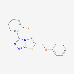 3-(2-Bromophenyl)-6-(phenoxymethyl)[1,2,4]triazolo[3,4-b][1,3,4]thiadiazole