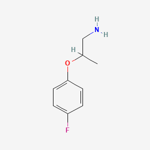 molecular formula C9H12FNO B2943709 2-(4-Fluorophenoxy)propylamine CAS No. 886763-30-0