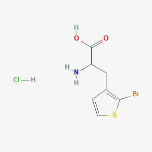 2-Amino-3-(2-bromothiophen-3-yl)propanoic acid;hydrochloride