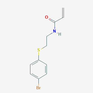 N-{2-[(4-bromophenyl)sulfanyl]ethyl}prop-2-enamide