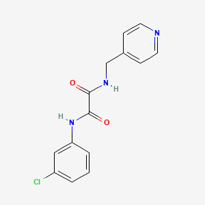 N'-(3-chlorophenyl)-N-(pyridin-4-ylmethyl)oxamide