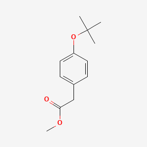 molecular formula C13H18O3 B2943755 Methyl 2-(4-tert-butoxyphenyl)acetate CAS No. 87100-56-9