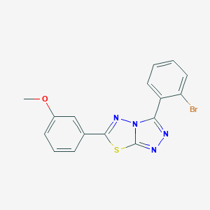 3-(2-Bromophenyl)-6-(3-methoxyphenyl)[1,2,4]triazolo[3,4-b][1,3,4]thiadiazole