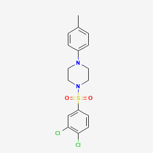 1-[(3,4-Dichlorophenyl)sulfonyl]-4-(4-methylphenyl)piperazine