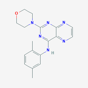 molecular formula C18H20N6O B2943799 N-(2,5-dimethylphenyl)-2-(morpholin-4-yl)pteridin-4-amine CAS No. 946218-07-1