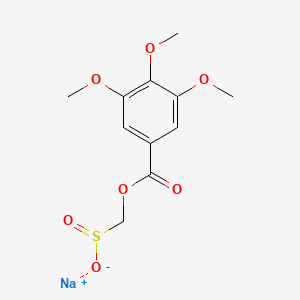 molecular formula C11H13NaO7S B2943853 Sodium (3,4,5-trimethoxybenzoyloxy)methanesulfinate CAS No. 2209100-02-5