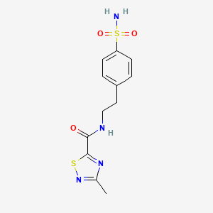 3-methyl-N-(4-sulfamoylphenethyl)-1,2,4-thiadiazole-5-carboxamide