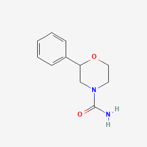 molecular formula C11H14N2O2 B2943897 2-Phenylmorpholine-4-carboxamide CAS No. 2411220-54-5