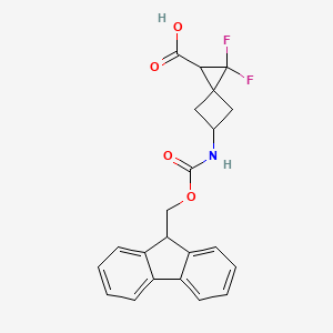 5-(9H-Fluoren-9-ylmethoxycarbonylamino)-2,2-difluorospiro[2.3]hexane-1-carboxylic acid