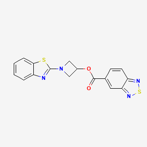 1-(Benzo[d]thiazol-2-yl)azetidin-3-yl benzo[c][1,2,5]thiadiazole-5-carboxylate
