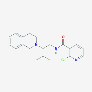 2-Chloro-N-[2-(3,4-dihydro-1H-isoquinolin-2-YL)-3-methylbutyl]pyridine-3-carboxamide