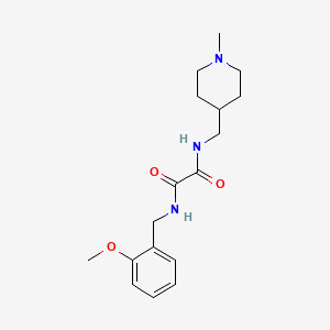 N1-(2-methoxybenzyl)-N2-((1-methylpiperidin-4-yl)methyl)oxalamide