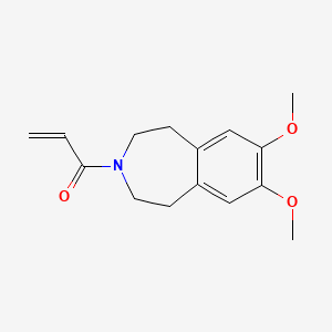 3-Acryloyl-7,8-dimethoxy-2,3,4,5-tetrahydro-1H-3-benzazepine