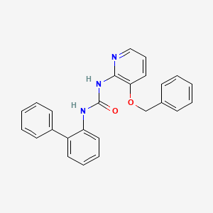 1-(3-Phenylmethoxypyridin-2-yl)-3-(2-phenylphenyl)urea