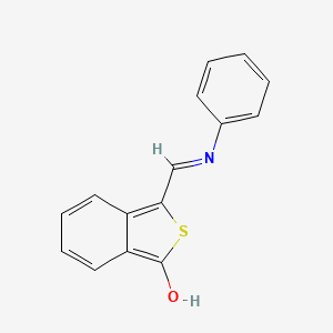molecular formula C15H11NOS B2943954 3-(anilinomethylene)-2-benzothiophen-1(3H)-one CAS No. 1164546-11-5