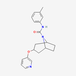 (1R,5S)-3-(pyridin-3-yloxy)-N-(m-tolyl)-8-azabicyclo[3.2.1]octane-8-carboxamide