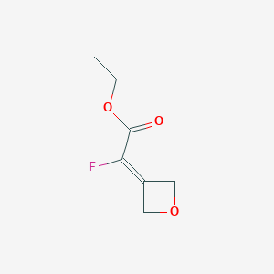 Ethyl 2-fluoro-2-(oxetan-3-ylidene)acetate