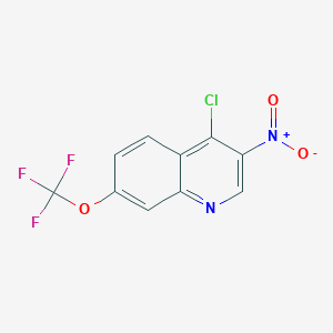 4-Chloro-3-nitro-7-(trifluoromethoxy)quinoline