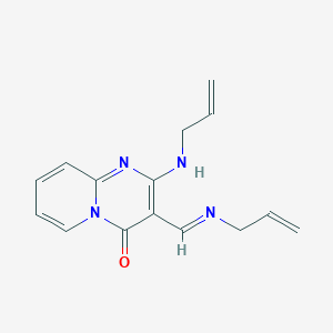(E)-2-(allylamino)-3-((allylimino)methyl)-4H-pyrido[1,2-a]pyrimidin-4-one