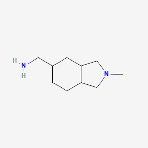(2-methyl-octahydro-1H-isoindol-5-yl)methanamine