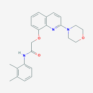 N-(2,3-dimethylphenyl)-2-((2-morpholinoquinolin-8-yl)oxy)acetamide