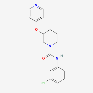 N-(3-chlorophenyl)-3-(pyridin-4-yloxy)piperidine-1-carboxamide