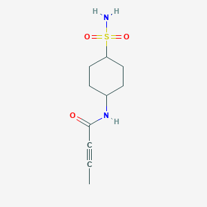 N-(4-Sulfamoylcyclohexyl)but-2-ynamide