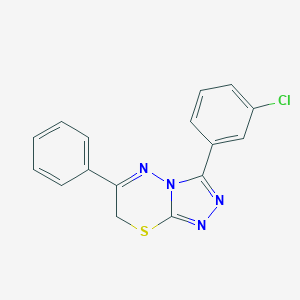 3-(3-chlorophenyl)-6-phenyl-7H-[1,2,4]triazolo[3,4-b][1,3,4]thiadiazine