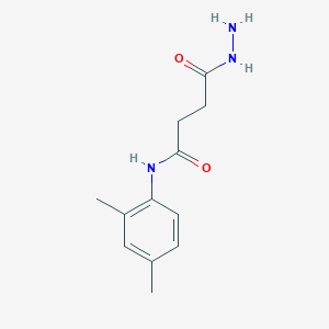 molecular formula C12H17N3O2 B2944109 N-(2,4-Dimethylphenyl)-4-hydrazino-4-oxobutanamide CAS No. 314766-02-4
