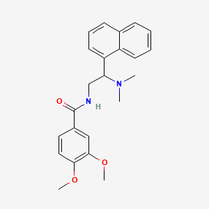 N-(2-(dimethylamino)-2-(naphthalen-1-yl)ethyl)-3,4-dimethoxybenzamide