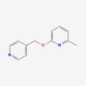 molecular formula C12H12N2O B2944153 2-Methyl-6-[(pyridin-4-yl)methoxy]pyridine CAS No. 2197493-93-7