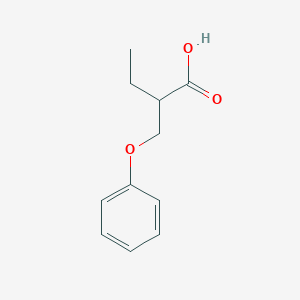 molecular formula C11H14O3 B2944163 2-(Phenoxymethyl)butanoic acid CAS No. 1891211-77-0