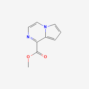 molecular formula C9H8N2O2 B2944166 Methyl pyrrolo[1,2-a]pyrazine-1-carboxylate CAS No. 1891207-34-3