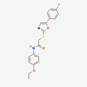 N-(4-ethoxyphenyl)-2-((5-(4-fluorophenyl)oxazol-2-yl)thio)acetamide