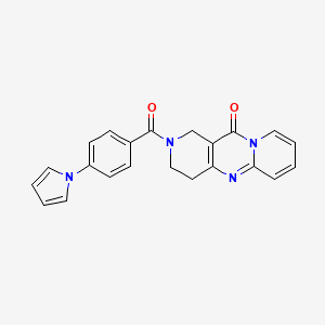 2-(4-(1H-pyrrol-1-yl)benzoyl)-3,4-dihydro-1H-dipyrido[1,2-a:4',3'-d]pyrimidin-11(2H)-one