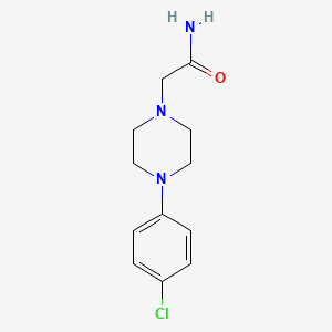 2-[4-(4-Chlorophenyl)piperazin-1-yl]acetamide