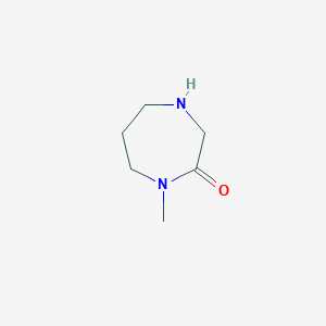 molecular formula C6H12N2O B2944257 1-Methyl-1,4-diazepan-2-one CAS No. 60565-89-1