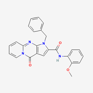 1-benzyl-N-(2-methoxyphenyl)-4-oxo-1,4-dihydropyrido[1,2-a]pyrrolo[2,3-d]pyrimidine-2-carboxamide