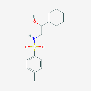 molecular formula C15H23NO3S B2944267 N-(2-cyclohexyl-2-hydroxyethyl)-4-methylbenzenesulfonamide CAS No. 1351602-61-3